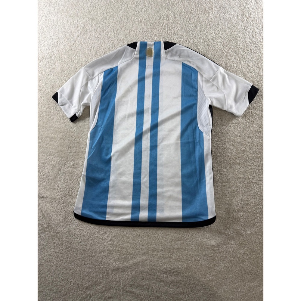Adidas Argentina Kids Jersey Light Blue White AFA Soccer Shirt HF1488 Size 9-10Y - Picture 16 of 16